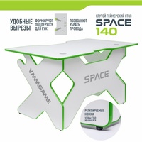 Геймерский стол VMM Game Space 140 Light Green ST-3WGN