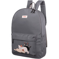 Школьный рюкзак Merlin 569 (серый)