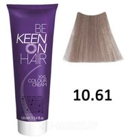 Крем-краска для волос Keen Colour Cream 10.61 (ультра-светлый фиолетово-пепельный блондин)