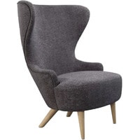 Интерьерное кресло Tom Dixon Wingback Micro Chair NA Fabric B (темно-серый/коричневый) в Солигорске