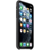 Чехол для телефона Apple Leather Case для iPhone 11 Pro Max (черный)