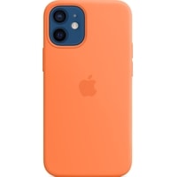 Чехол для телефона Apple MagSafe Silicone Case для iPhone 12 mini (кумкват)