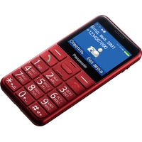Кнопочный телефон Panasonic KX-TU150RU (красный)
