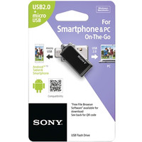 USB Flash Sony USB On-The-Go 32GB Black (USM32SA2B)