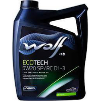 Моторное масло Wolf EcoTech 5W-20 SP/RC D1-3 5л