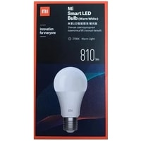 Светодиодная лампочка Xiaomi Mi LED Smart E27 8 Вт GPX4026GL