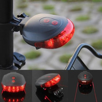 Велосипедный фонарь Sapphire H-116 Black/Red