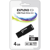 USB Flash Exployd 560 4GB (черный) [EX-4GB-560-Black]