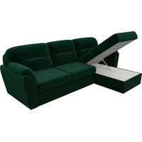 Угловой диван Лига диванов Бостон 100529 (зеленый)