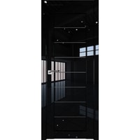 Межкомнатная дверь ProfilDoors 71L L 90x200 (черный люкс/стекло графит)