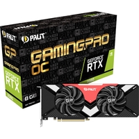 Видеокарта Palit GeForce RTX 2080 GamingPro OC 8GB GDDR6 NE62080S20P2-180A