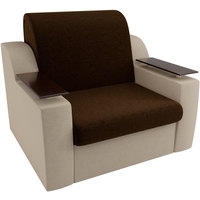 Кресло-кровать Лига диванов Сенатор 100693 60 см (коричневый/бежевый)