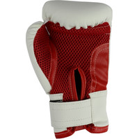 Тренировочные перчатки Rusco Sport 10 oz (белый/красный)