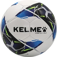 Футбольный мяч Kelme Vortex 18.2 9886130-113-5 (белый/синий, 5 размер)