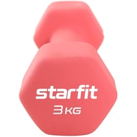 Гантель Starfit DB-201 3 кг (коралловый)
