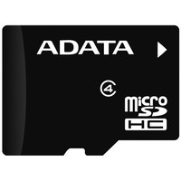 Карта памяти ADATA microSDHC (Class 4) 16Gb (AUSDH16GCL4-RA1)