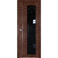 Межкомнатная дверь ProfilDoors Модерн 47X 70x200 (малага черри кроскут/стекло черный триплекс)