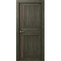 Межкомнатная дверь Belwooddoors Мадрид 04 90 см (стекло, экошпон, анкор/мателюкс бронза)