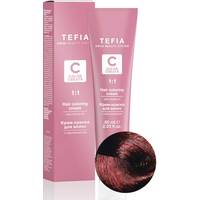Крем-краска для волос Tefia Color Creats 6/55 (темный блондин красный интенсивный)