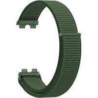 Ремешок Rumi Velcro нейлоновый для Huawei Band 8/9 (темно-зеленый)