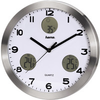 Настенные часы Hama AG-300 (серебристый) [00113982]