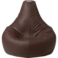 Кресло-мешок Palermo Bormio экокожа L (шоколадный)