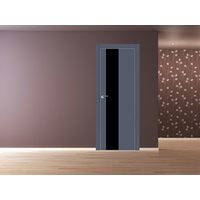 Межкомнатная дверь ProfilDoors 5E (Антрацит, черный лак)