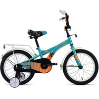 Детский велосипед Forward Crocky 16 2022 (бирюзовый/оранжевый)