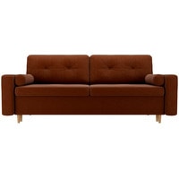 Диван Лига диванов Белфаст 28735 (рогожка, коричневый)