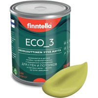 Краска Finntella Eco 3 Wash and Clean Lahtee F-08-1-1-LG70 0.9 л (светло-зеленый)