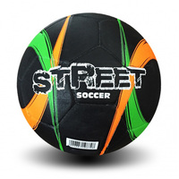 Мяч для уличного футбола Alvic Street (5 размер, черный/зеленый/оранжевый)