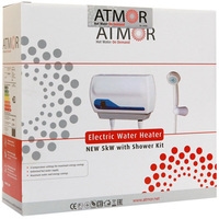 Проточный электрический водонагреватель-душ Atmor New 5 кВт душ