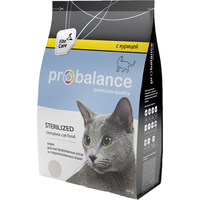 Сухой корм для кошек Probalance Sterilized (для кастрированных котов и стерилизованных кошек, с курицей) 0.4 кг