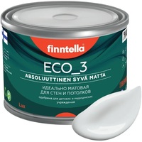 Краска Finntella Eco 3 Wash and Clean Platinum F-08-1-9-LG164 9 л (бело-серый)