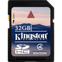 Карта памяти Kingston SDHC 32 Гб Class 4 (SD4/32GB)