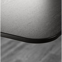 Стол Ikea Бекант (черно-коричневый/белый) [790.063.96]