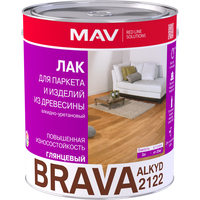 Лак Brava Alkyd 2122 1 л (бесцветный матовый)