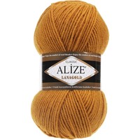 Пряжа для вязания Alize Lanagold 645 (240 м, горчичный)