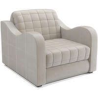 Кресло-кровать Мебель-АРС Барон №4 (бархат, бежевый Star Velvet 6 Light Beige)