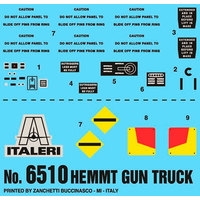 Сборная модель Italeri 6510 Бронированный вооружённый грузовик HEMTT