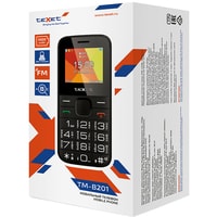 Кнопочный телефон TeXet TM-B201 (черный)