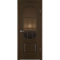 Межкомнатная дверь Юркас Престиж ДО 80x200 (шоколад/тонированное бронза №2)