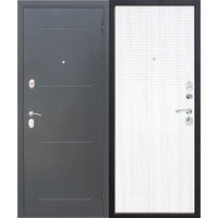 Металлическая дверь Garda Гарда муар 10 мм (белый ясень)