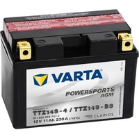Мотоциклетный аккумулятор Varta Powersport AGM TTZ14S-BS 511 902 023 (11 А·ч)
