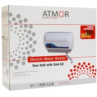 Проточный электрический водонагреватель-кран Atmor New 7 кВт кран
