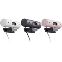 Веб-камера для видеоконференций Logitech Brio 505 (розовый)