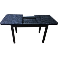 Кухонный стол Solt Мила 2 (костило тёмный/ноги квадратные черные)