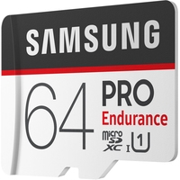 Карта памяти Samsung PRO Endurance microSDXC 64GB + адаптер