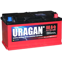 Автомобильный аккумулятор Uragan R (90 А·ч)