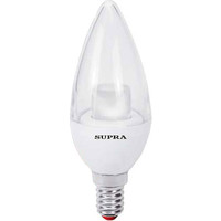 Светодиодная лампочка Supra SL-LED-CR-CN E14 6 Вт 3000 К [SL-LED-CR-CN-6W/3000/E14]